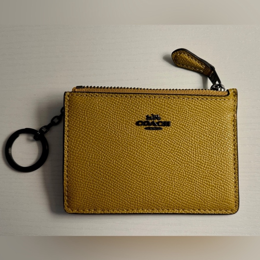 Coach Leather Mini Id Card Case - Picture 2 of 8